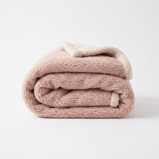 Perfume Paws plush blush pink pet blanket