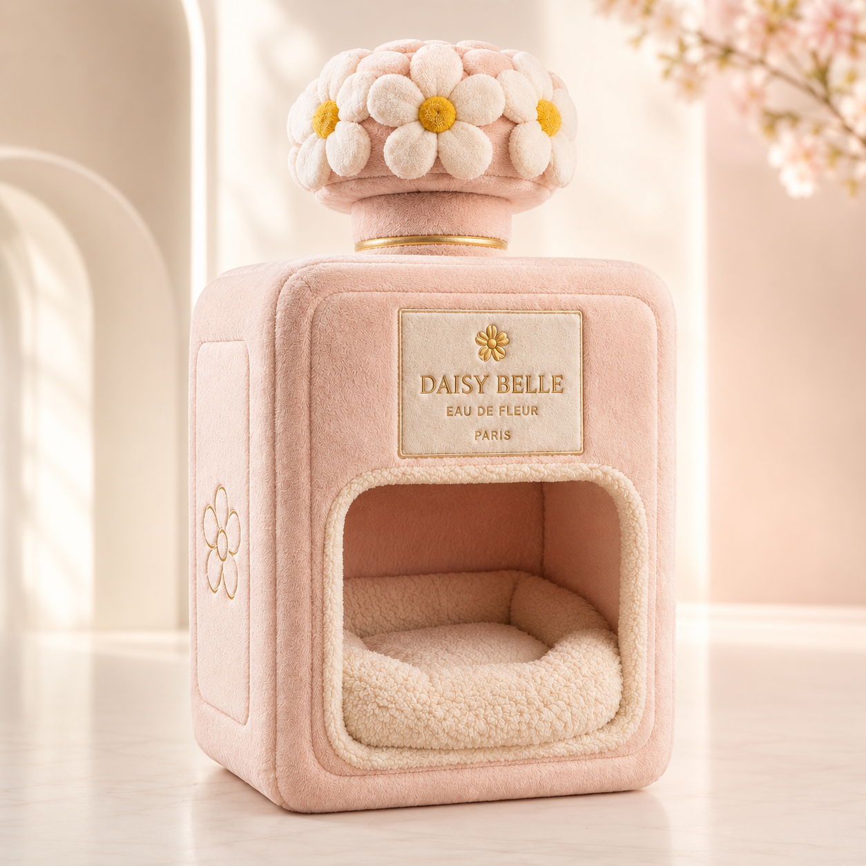 Perfume Paws pet bed with pet